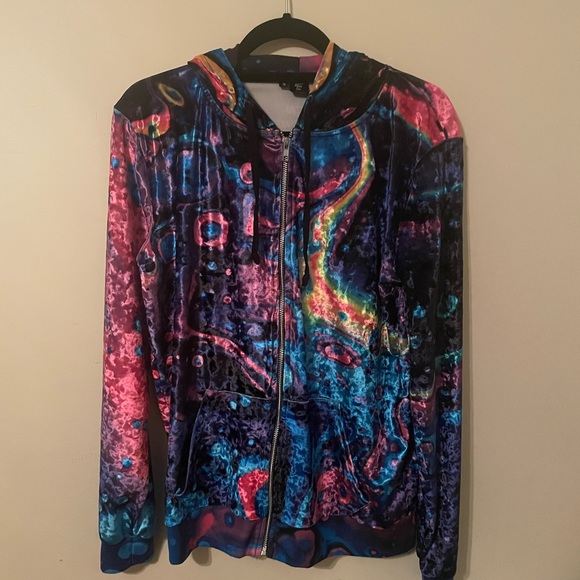 ELECTRO THREADS CRUSHED VELVET HOODIES + SWEATPANTS LOT BUNDLE - Picture 5 of 13